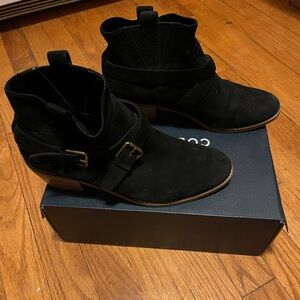 Cole Haan Jensen black suede bootie